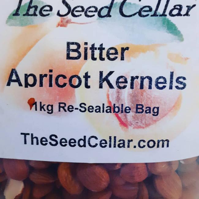 Bitter Apricot Kernels Yikg Re-Sealable Bag TheSeedCellar.com =: ee! a r