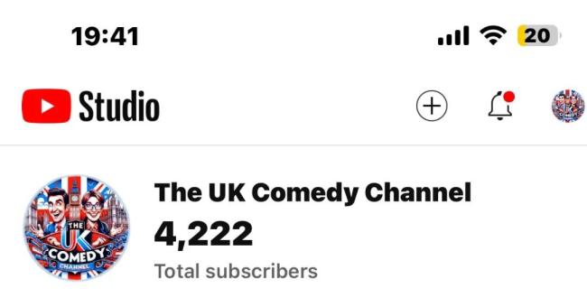 © Studio oO Lc @ The UK Comedy Channel 4,222 Total subscribers