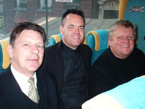 Comedians Danny Blue, Adrian Doughty and Dave Lee MBE