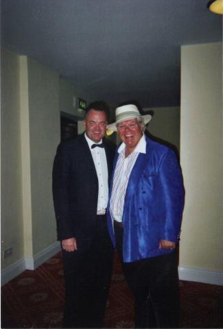 Comedians Roy Chubby Brown and Adrian Doughty