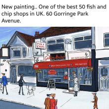 chip shops in UK. 60 Gorringe Park Avenue.