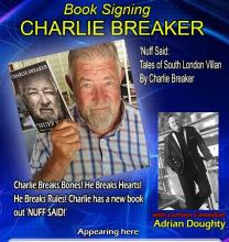 SalARSIE BREAKER. USES SSE EM YC cn (3 Be cs Charlie has a new book Oca yA Ph - Adrian Doughty. Appearing here