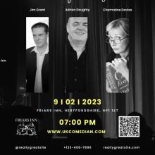 eer CC og ay 910212023 FRIARS INN, HERTFORDSHIRE, HPI TET ny 07:00 PM eal WWW.UKCOMEDIAN.COM yg 7890 y