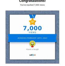 You've reached 7,000 views 7,000 VIEWS Scag Have a laugh vidiQve