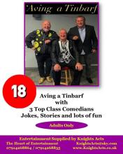"we oT wing a linbar. Aving a Tinbarf with 3 Top Class Comedians Jokes, Stories and lots of fun